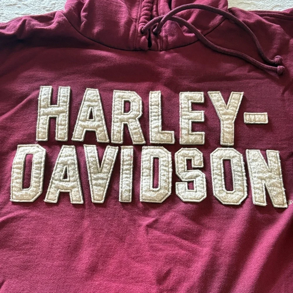 Gently Loved Harley-Davidson Maroon Unisex 1903 Collection Sweatshirt 3XL